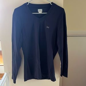 Navy Long Sleeve Tee Size Medium